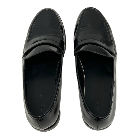 Banana Republic Factory Black Leather Classic Penny Loafers Flats Women’s 9 - Picture 10 of 16